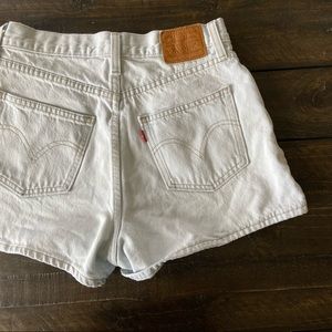 Women’s Levi denim shorts, gently worn, very comfortable